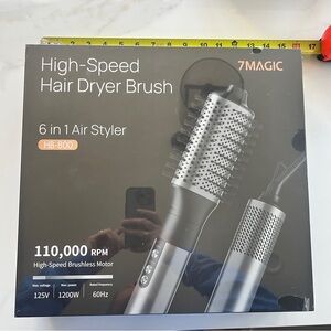 Hair Dryer Brush & 6 in 1 Hair Styler (new in sealed package)